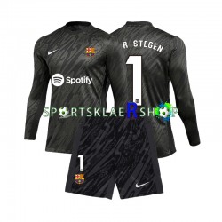 FC Barcelona drakt Ter Stegen 1 Keeper Tredjetrøye Lang erm 2024-2025 , Barnesett FC Barcelona drakt Ter Stegen 1 Keeper Tredjetrøye Lang erm 2024-2025 , Barnesett