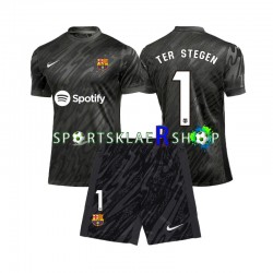 FC Barcelona drakt Ter Stegen 1 Keeper Tredjetrøye Kort erm 2024-2025 , Barnesett FC Barcelona drakt Ter Stegen 1 Keeper Tredjetrøye Kort erm 2024-2025 , Barnesett