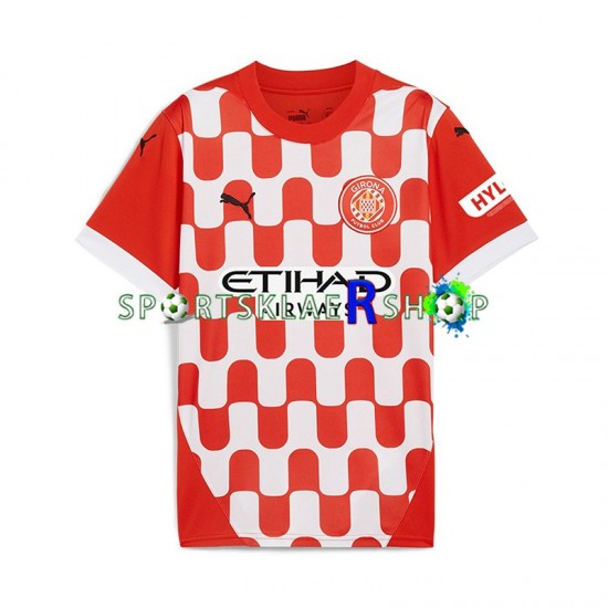 drakt Girona Hjemmetrøye Kort erm 2024-2025 , Herre