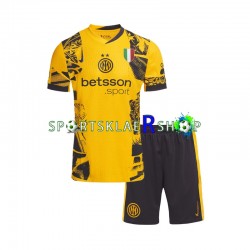 Inter Milan drakt Tredjetrøye Kort erm 2024-2025 , Barnesett