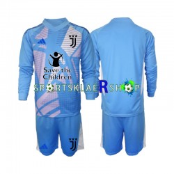 Juventus drakt Keeper Hjemmetrøye Lang erm 2024-2025 Blå , Barnesett Juventus drakt Keeper Hjemmetrøye Lang erm 2024-2025 Blå , Barnesett