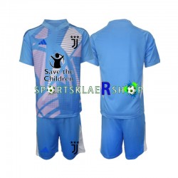 Juventus drakt Keeper Hjemmetrøye Kort erm 2024-2025 Blå , Barnesett Juventus drakt Keeper Hjemmetrøye Kort erm 2024-2025 Blå , Barnesett