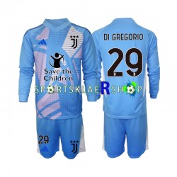 Juventus drakt Michele Di Gregorio 29 Keeper Fjerdetrøye Lang erm 2024-2025 , Barnesett Juventus drakt Michele Di Gregorio 29 Keeper Fjerdetrøye Lang erm 2024-2025 , Barnesett