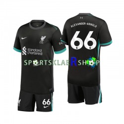 Liverpool drakt Alexander-Arnold 66 Bortetrøye Kort erm 2024-2025 , Barnesett