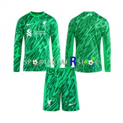 Liverpool drakt Keeper Bortetrøye Lang erm 2024-2025 , Barnesett