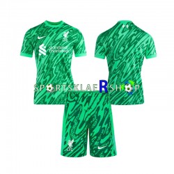 Liverpool drakt Keeper Bortetrøye Kort erm 2024-2025 , Barnesett