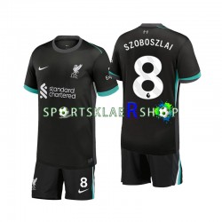 Liverpool drakt Szoboszlai 8 Bortetrøye Kort erm 2024-2025 , Barnesett