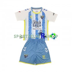 Málaga CF drakt Hjemmetrøye Kort erm 2024-2025 , Barnesett
