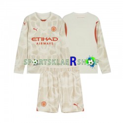 Manchester City drakt Keeper Tredjetrøye Lang erm 2024-2025 , Barnesett