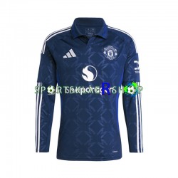 Manchester Utd drakt Bortetrøye Lang erm 2024-2025 , Herre