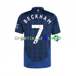 Manchester Utd drakt Beckham 7 Bortetrøye Kort erm 2024-2025 , Herre