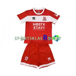 Middlesbrough drakt Hjemmetrøye Kort erm 2024-2025 , Barnesett