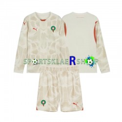 Marokko drakt Keeper Bortetrøye Lang erm 2024 , Barnesett