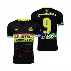 PSV Eindhoven drakt DE JONG 9 Bortetrøye Kort erm 2024-2025 , Herre