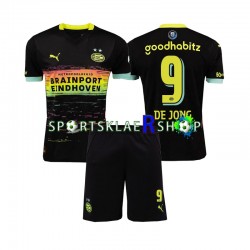 PSV Eindhoven drakt DE JONG 9 Bortetrøye Kort erm 2024-2025 , Barnesett