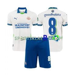 PSV Eindhoven drakt Sergino Dest 8 Tredjetrøye Kort erm 2024-2025 , Barnesett