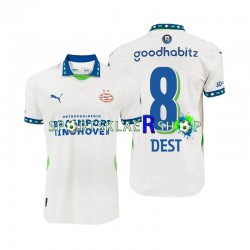 PSV Eindhoven drakt Sergino Dest 8 Tredjetrøye Kort erm 2024-2025 , Herre