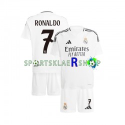 Real Madrid drakt Cristiano Ronaldo 7 Hjemmetrøye Kort erm 2024-2025 , Barnesett