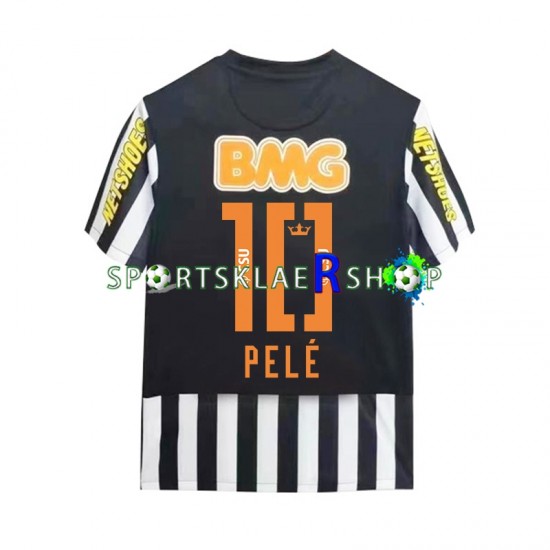 drakt Santos PELE 10 -2012 Retro Bortetrøye Kort erm 2011 , Herre