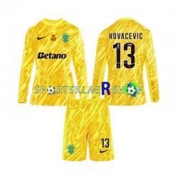 Sporting CP drakt Kovacevic 13 Keeper Tredjetrøye Lang erm 2024-2025 , Barnesett
