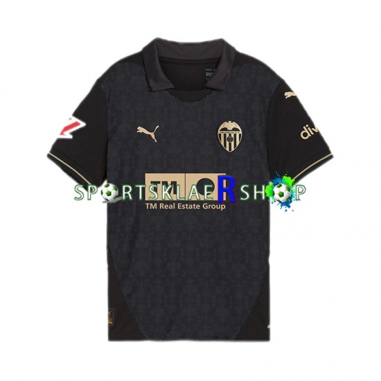 drakt Valencia Bortetrøye Kort erm 2024-2025 , Herre