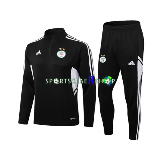 Algerie 2022-23 Svart Trenings Collegegenser Set