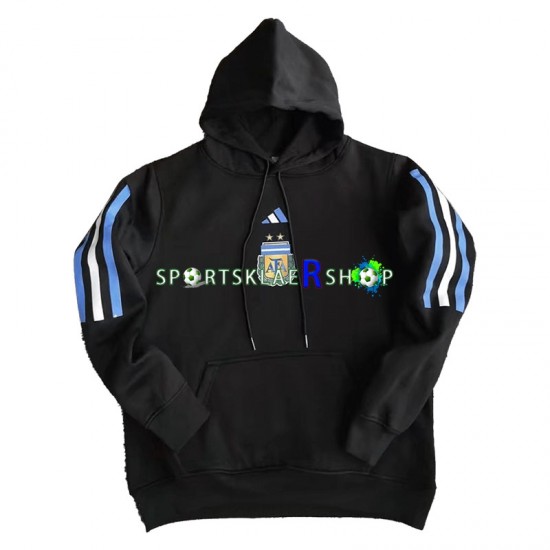 Argentina 2022-23 Svart Kul Hettegenser med Mønster , Herre