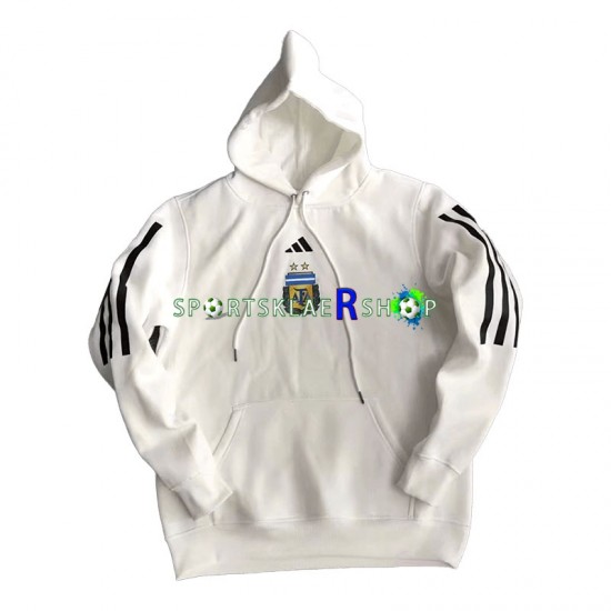 Argentina 2022-23 Hvit Kul Hettegenser med Mønster , Herre