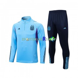 Argentina 2022-23 Blå Trenings Collegegenser Set SKU002