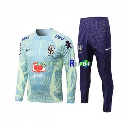 Brasil Grass 2022-23 Grønn Trenings Collegegenser Set