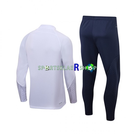 Frankrike 2022-23 Hvit Trenings Collegegenser Set