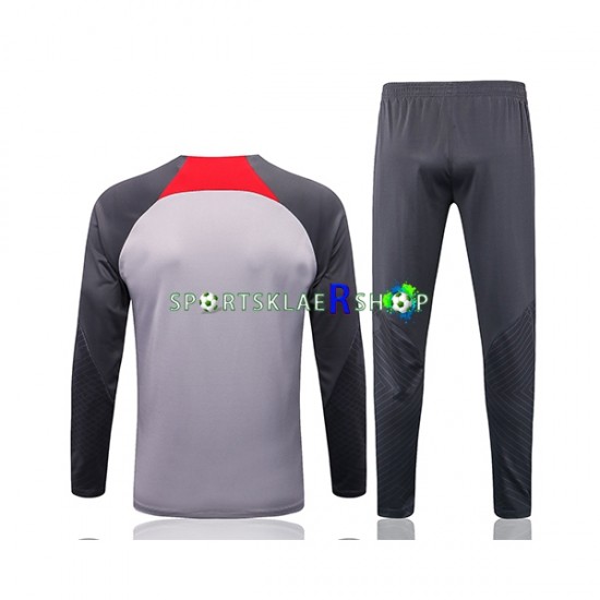 Liverpool 2022-23 Grå Trenings Collegegenser Set SKU002