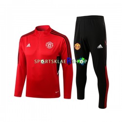 Manchester Utd 2022-23 Rød Trenings Collegegenser Set