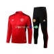 Manchester Utd 2022-23 Rød Trenings Collegegenser Set