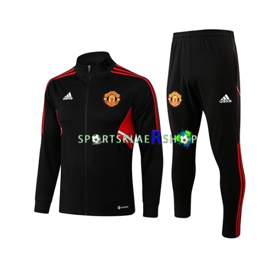 Manchester Utd 2022-23 Svart Treningsdress