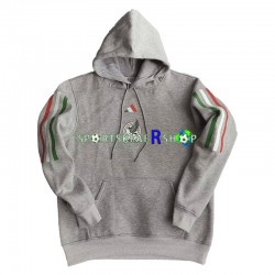 Mexico 2022-23 Grå Kul Hettegenser med Mønster , Herre