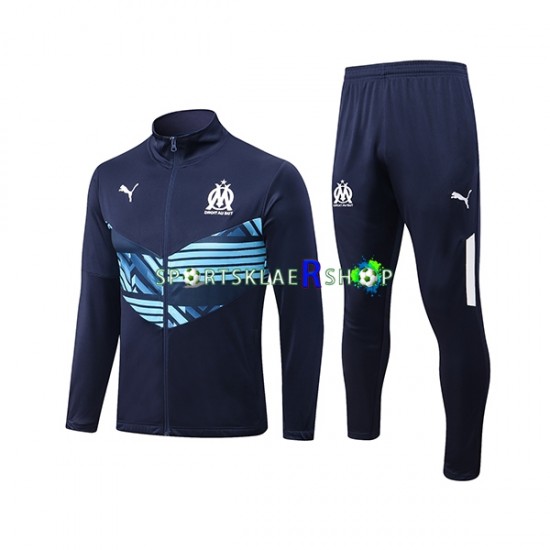 Olympique de Marseille 2022-23 Blå Treningsdress