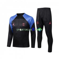 Paris Saint-Germain 2022-23 Svart Trenings Collegegenser Set