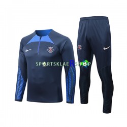 Paris Saint-Germain 2022-23 Blå Trenings Collegegenser Set SKU001