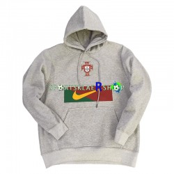 Portugal 2022-23 Grå Kul Hettegenser med Mønster , Herre