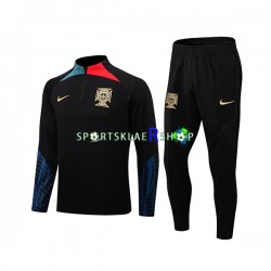 Portugal 2022-23 Svart Trenings Collegegenser Set