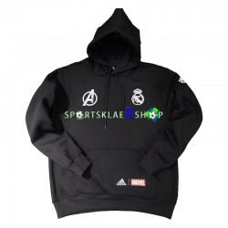 Real Madrid 2022-23 Svart Kul Hettegenser med Mønster , Herre