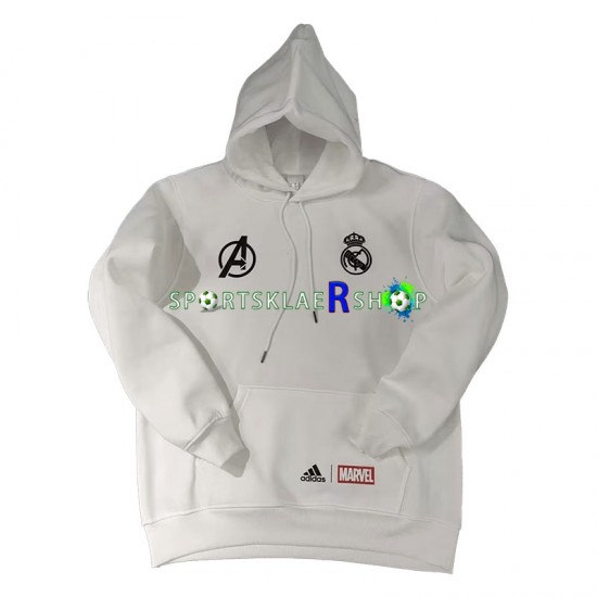 Real Madrid 2022-23 Hvit Kul Hettegenser med Mønster , Herre