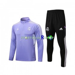 Real Madrid 2022-23 Lilla Trenings Collegegenser Set SKU001