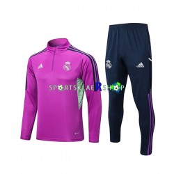 Real Madrid 2022-23 Lilla Trenings Collegegenser Set SKU002