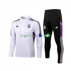 Real Madrid 2022-23 Hvit Trenings Collegegenser Set
