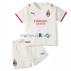 AC Milan drakt Bortetrøye Kort erm 2021-22 , Barnesett