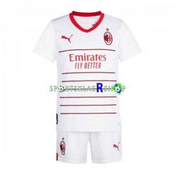 AC Milan drakt Bortetrøye Kort erm 2022-23 , Barnesett