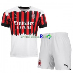 AC Milan drakt Fjerdetrøye Kort erm 2022-23 , Barnesett AC Milan drakt Fjerdetrøye Kort erm 2022-23 , Barnesett