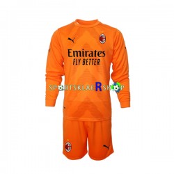 AC Milan drakt Keeper Tredjetrøye Lang erm 2022-23 , Barnesett
